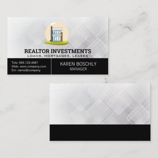 家モダン屋 |住宅モーゲージ実在不動産 名刺 (正面/裏面)