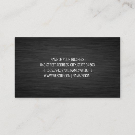 家モダン屋 |実在財産 名刺 (裏面)