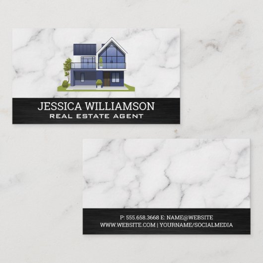 家モダン屋 |実在財産 名刺 (正面/裏面)