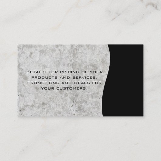 家モダン 名刺 (裏面)