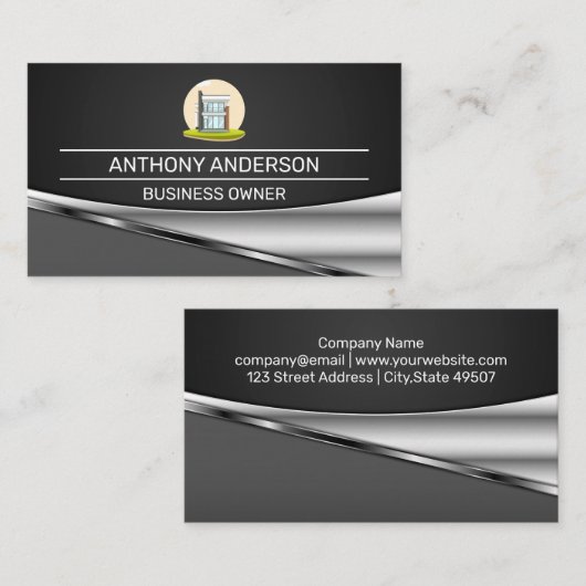 家モダン 名刺 (正面/裏面)