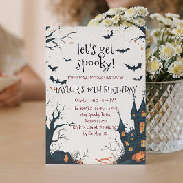 家不気味と森ハロウィーン誕生日パーティー 招待状