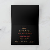 家不気味の画像>ハロウィーン招待状カード カード (内部)