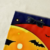 家不気味幽霊のよく出るのアートワーク ビーチタオル (インサイチュ)