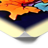 家不気味幽霊のよく出るのアートワーク ポスター (角)