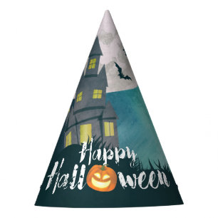 家不気味幽霊のよく出る衣装夜空ハロウィーン パーティーハット