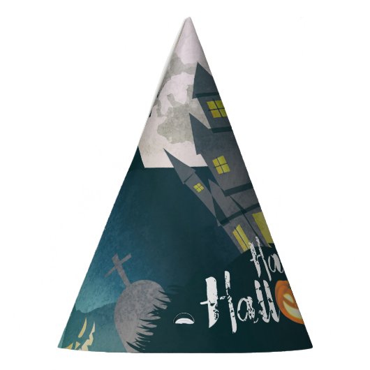 家不気味幽霊のよく出る衣装夜空ハロウィーン パーティーハット (左)