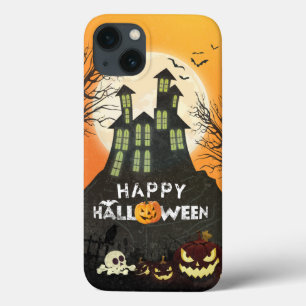 家不気味幽霊のよく出る衣装夜空ハロウィーン iPhone 13ケース