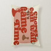 家事おもしろいはゲームのボードゲームの生活を待つことができる アクセントクッション (正面(垂直))