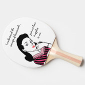 家事おもしろいコンセプト 卓球ラケット (横)