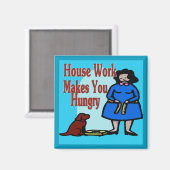 家事で腹が減る マグネット (正面/裏面)