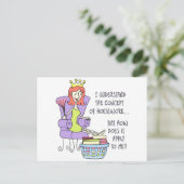 家事の概念 ポストカード (スタンド正面)