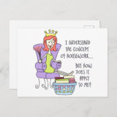 家事の概念 ポストカード (正面/裏面)