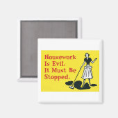 家事は悪い マグネット (正面/裏面)