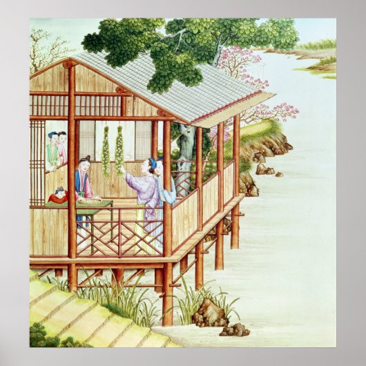 家事をする女性 ポスター (正面)