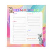 家事をリストアップしたくない ノートパッド (正面)