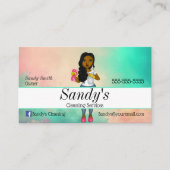 家事カラフル業 名刺 (正面)