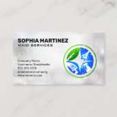 家事クリーニングアイコン | シャボン 名刺 (正面)