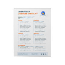 家事サービスのチェックリスト