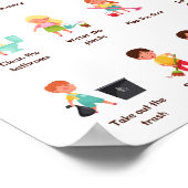 家事学学校教育 ポスター (角)