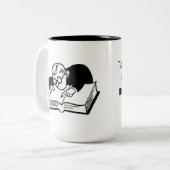 家事対編み物 ツートーンマグカップ (正面左)