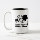 家事対編み物 ツートーンマグカップ (左)