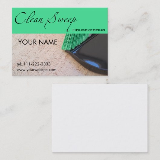 家事 名刺 (正面/裏面)