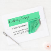 家事 長方形シール (封筒)