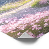 家伝統的日本のインカントリーサイド ポスター (角)