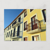 家伝統的舎：アゾレス諸島のアングラドヘロイズモ ポストカード (正面)