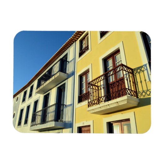 家伝統的舎:アゾレス諸島のアングラドヘロイズモ マグネット (横)