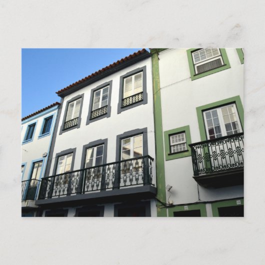 家伝統的舎：Terceira、Azores ポストカード (正面)