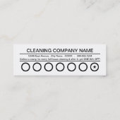 家保のパンチカード ロイヤリティカード (裏面)