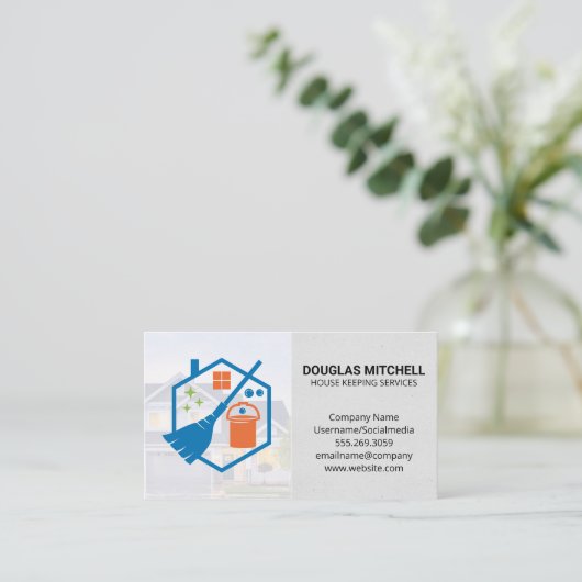 家保の道具 |自宅修理の名刺 名刺 (スタンド正面)