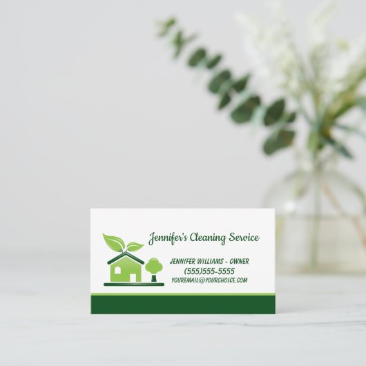 家保務所 名刺 (スタンド正面)