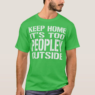 家保Too People Outsideヴィンテージルックテックス Tシャツ