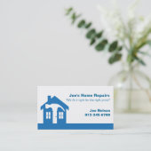 家修理青い名刺 名刺 (スタンド正面)