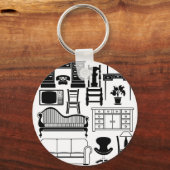 家具のセット キーホルダー (正面)