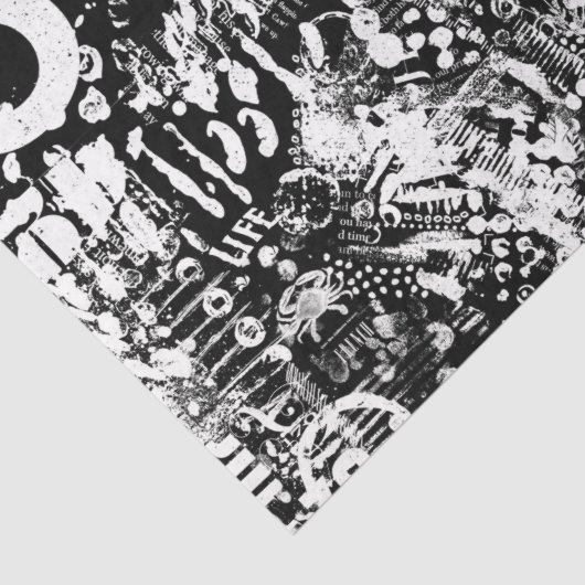 家具のデコパージュまたはコラージュ用の混合メディア 薄葉紙 (詳細)