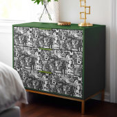 家具のデコパージュまたはコラージュ用の混合メディア 薄葉紙