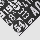 家具のデコページとコラージュの番号紙 薄葉紙 (詳細)