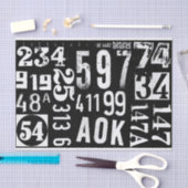 家具のデコページとコラージュの番号紙 薄葉紙 (クラフト)