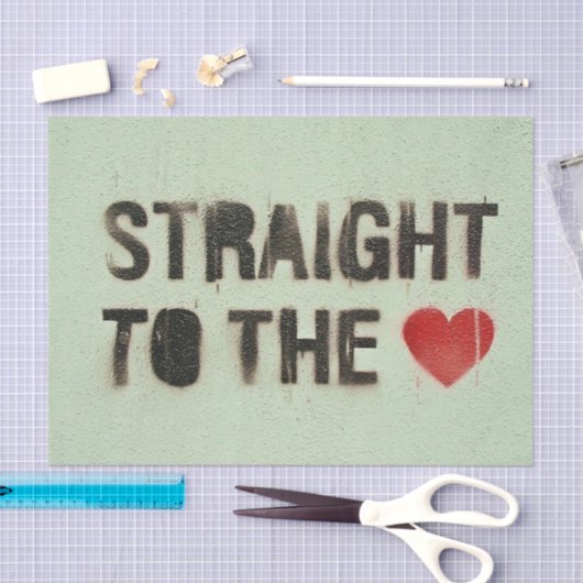 家具のデコページのための都市ハートティッシュペーパー 薄葉紙 (クラフト)