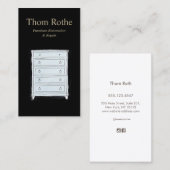 家具の修復、精製及び修理 コーリングカード (正面/裏面)