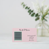 家具の名刺 名刺 (スタンド正面)