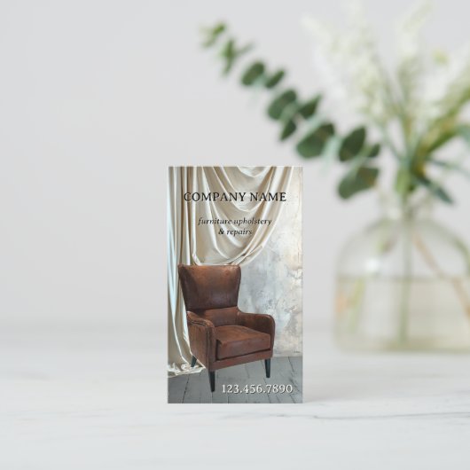 家具の家具と修理の名刺 名刺 (スタンド正面)