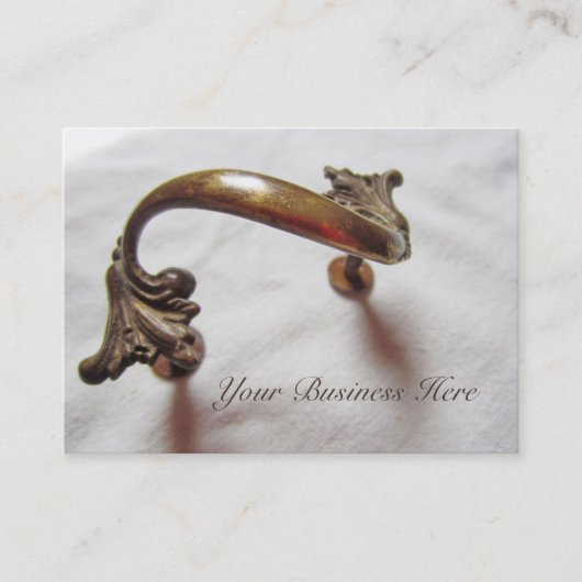 家具の復元アップサイクル修復リストア 名刺 (正面)