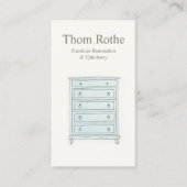 家具の精製及び修理 コーリングカード (正面)