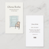 家具の絞り込み装置、修理および取り付け コーリングカード (正面/裏面)