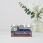 家具またはインテリア・デザイナーの名刺 名刺 (スタンド正面)